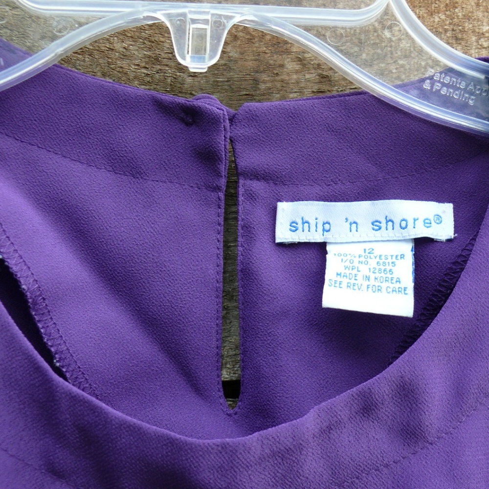 Ship-N-Shore Blouse in Purple